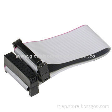 IDC cable assembly, 20-pin to 20-pin, 15cm